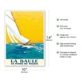 thumbnail image 2 of La Baule France - The Beach of the Sun (La Plage Du Soleil) - Vintage Railroad Travel Poster by Charles-Jean Hallo c.1931 - Master Art Print 10in x 14in, 2 of 4