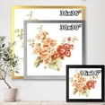 thumbnail image 4 of Designart 'Red and Orange Wildflowers' Traditional Framed Art Print, 4 of 4