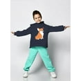 thumbnail image 2 of Cartoon Welsh Corgi Sitting Hoodie Toddler -Image by Shutterstock,  4 Toddler, 2 of 4