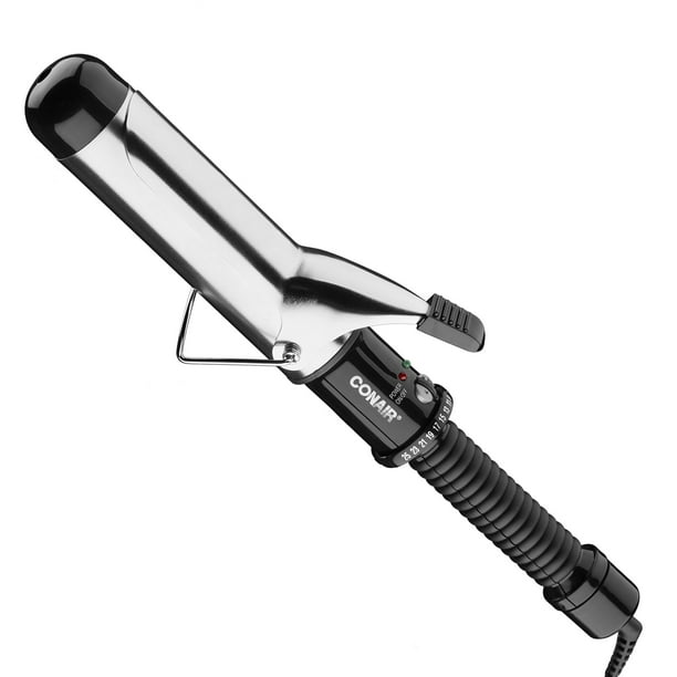 Conair Instant Heat 1.5" Ceramic Spring Hair Curling Iron, Black