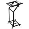 thumbnail image 1 of Adjustable Rack Mount Studio Equipment Rolling DJ Mixer Stand Stage Cart Music Party Show 12U, 1 of 10