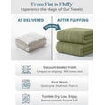 thumbnail image 3 of Casa Platino Bath Sheet 4 Pack - Extra Large Towels, Soft & Absorbent Quick Dry Bath Sheets for a Luxurious Bath Experience - Oil Green, 3 of 8