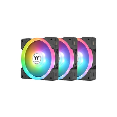 Thermaltake SWAFAN EX 12 RGB Motherboard Cooling Fan, Black