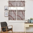 thumbnail image 3 of Baseball Valances for Windows,American Sports Kitchen Curtains,Bathroom Curtains Window Rod Pocket Short Curtains,Kitchen Window Curtains Over Sink,3PCS Small Window Curtains,Valances for Kitchen, 3 of 5