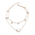 thumbnail image 1 of Colr De Múltiples Capas De Moda Colgante Joyería Para Mujeres - Oro dorado Sunnimix Gargantilla con cuello de estrella, 1 of 8