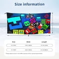 thumbnail image 7 of Geometry Dash Microfiber Beach Towel, 27.5"x55" Oversized Sand Free Travel Towels Quick Dry Swimming Towel, Lightweight Camping Towel Super Absorbent Pool Towel for Vacation Essentials Gift, 7 of 7