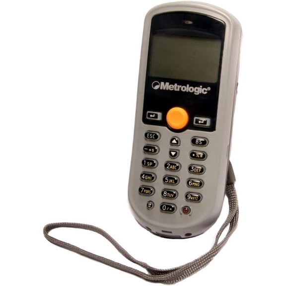 Restored Metrologic, OptimusS Portable Data Terminal Handheld Barcode Scanner PDA with LCD Display and Keypad for Inventory Management, P/N: SP5500 (Refurbished)