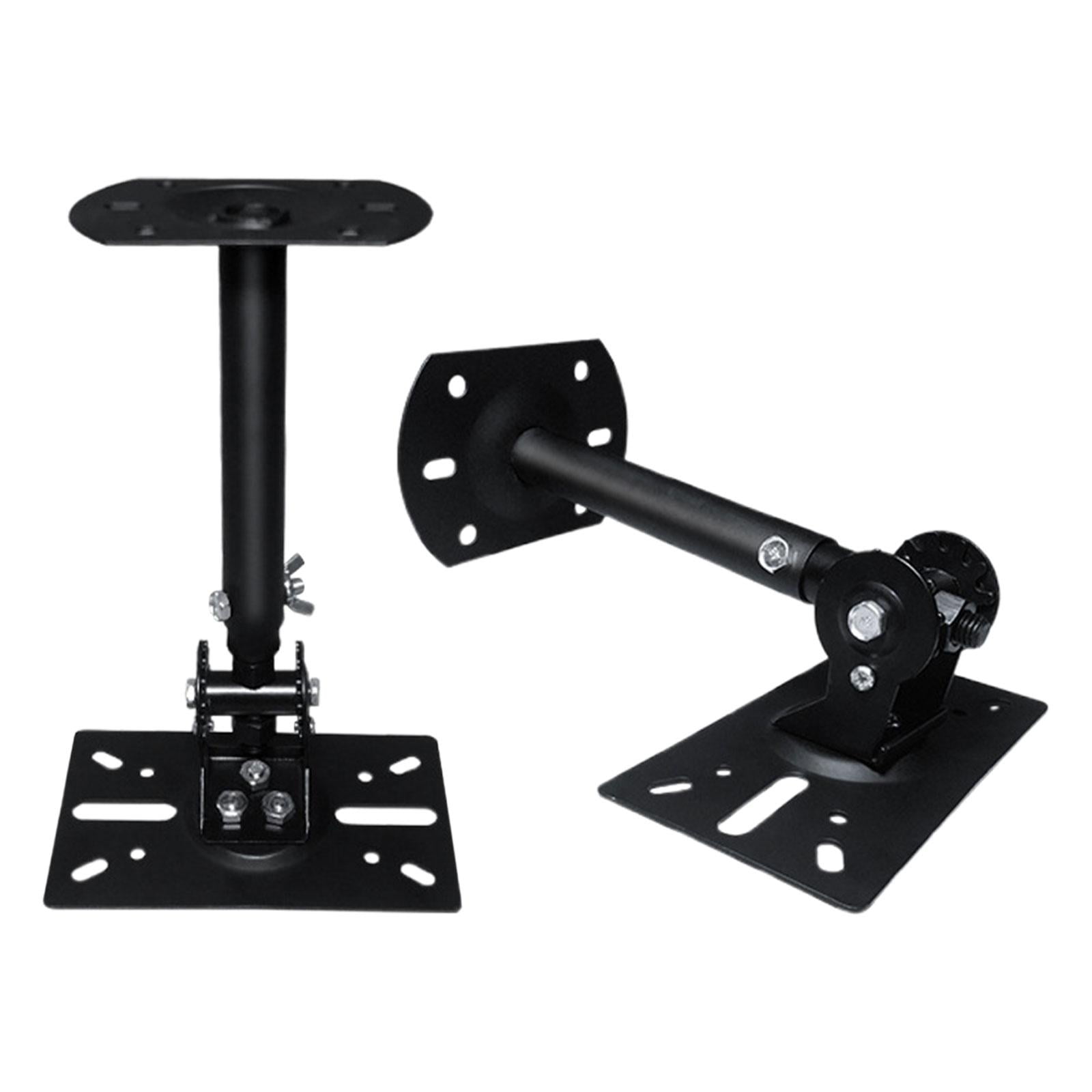 yotijay Speaker Mount for Wall and Ceiling 1 Pair Thickened Swivel & Tilt Adjustable