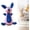 Cartoon Rabbit, variant on Dog Plush Squeaky Toys for Aggressive Chewers, Tough Ball-Shaped Chew Toy with Loud Squeaker, Long Lasting Puppy Toys for Small Medium Dogs