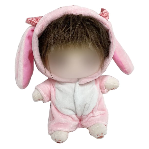 Conjunto De Ropa Para Muñecas De 20 Cm. 4 Adorables Conjuntos Con Motivos Animales Para Muñecas (Dinosaurio, Vaca, Conejo). Trajes Suaves Con Zapatos A Juego Para 8 Peluches, Excepto Muñecas.