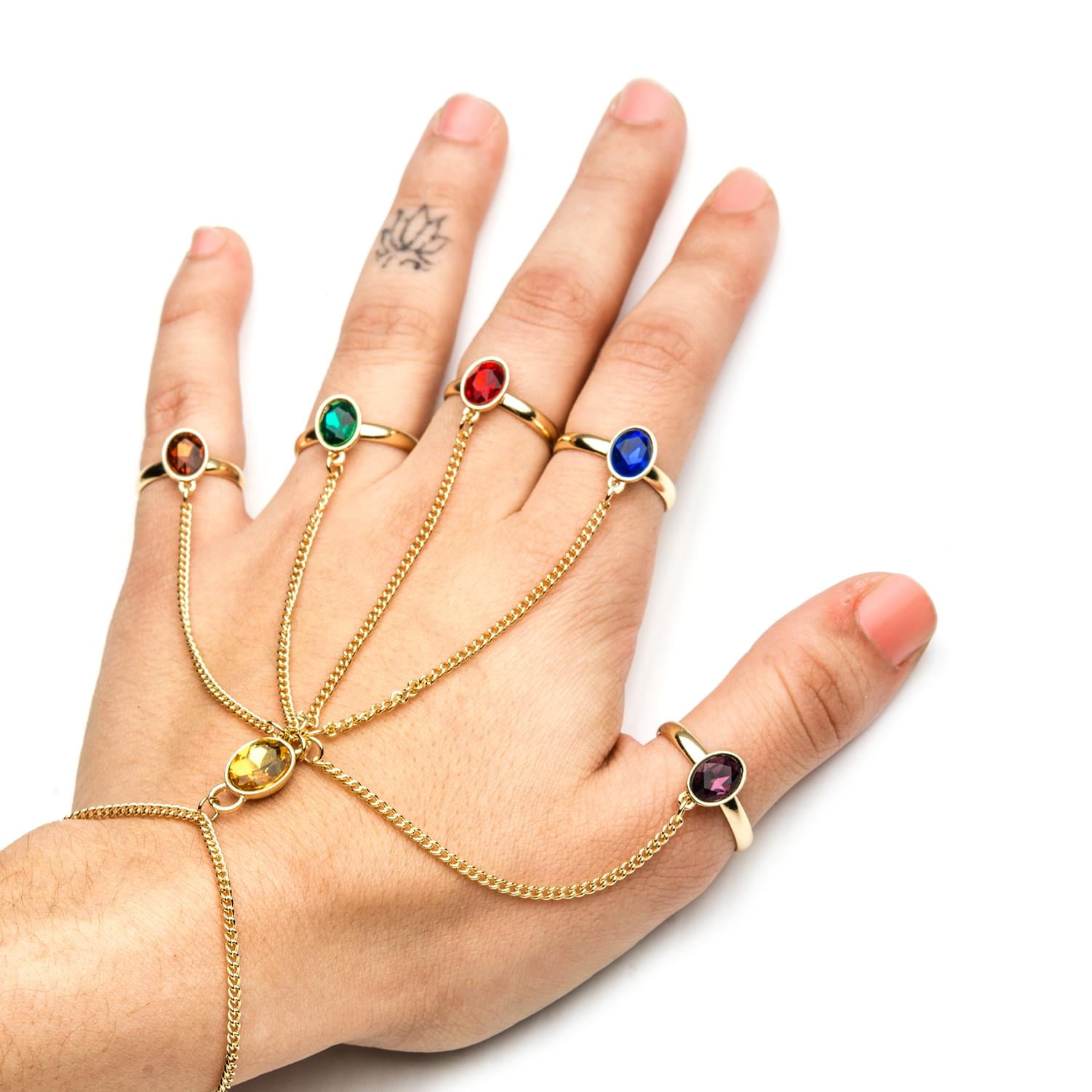 Jeweled Hand Chain Ring Bracelet | Torrid | 1920s accessories, Hand chain  jewelry, Hand accessories