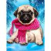 Cuadros Decorativos Kit de pintura de diamante Pug Full Round Drill Rhinestone DIY Home Decor (V2061) DQrwqpou Nuevos Originales