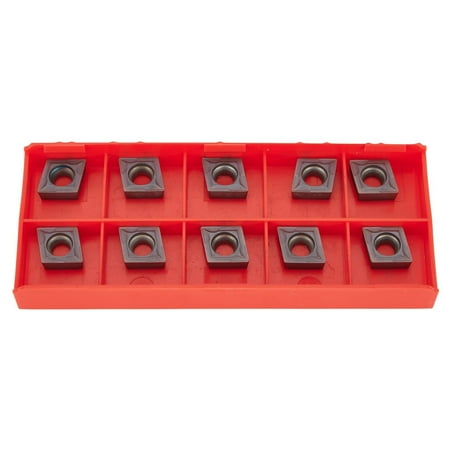 

10Pcs Ccmt09T304 Vp15Tf Carbide Inserts Ccmt 09 T3 / Ccmt32.51 Set With Box
