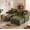 Green, variant on Wiilayok Convertible Modular Cloud Sofa,U Shaped Sectional Sofa Couch Set with Ottoman,Central Console,Cup Holder, Adjustable Backrest for Living Room,Black