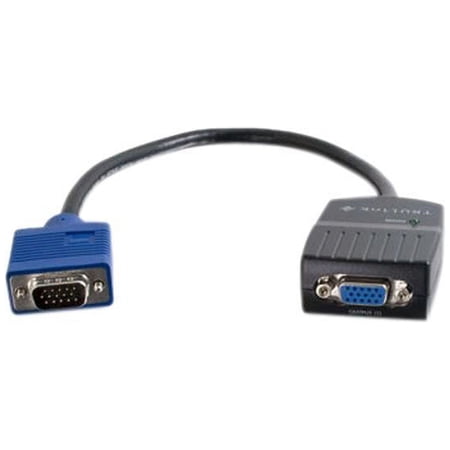 UPC: 0757120295877 | C2G 29587 11 Inch 2-Port VGA Monitor Splitter Cable  Black