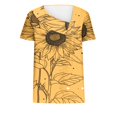 thumbnail image 3 of Top de Verano Mujeres Cuello en V Casual Top de Manga Corta, Ligera Primavera Y Blusa de Verano para las Mujeres, 3 of 5