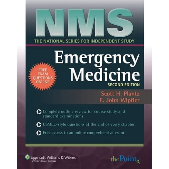 Pre-Owned NMS Emergency Medicine (National Medical Series for Independent Study) Plantz MD FAAEM, Scott H. and Wipfler III MD FACEP, E. John