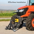 thumbnail image 3 of 3 Point 2" Hitch Receiver，3 Point Hitch Quick Attach Category 1 Tractor Tow Drawbar Adapter Versatile Quick Hitch Adapt Compatible with Kubota, Mahindra, John Deere, Massey Ferguson, New Holland, 3 of 7