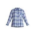 thumbnail image 5 of Terra & Sky Women's Plus Size Plaid Button Front Shirt, Sizes 0X-5X, 5 of 5