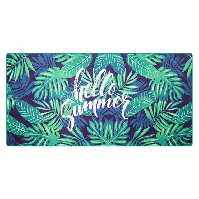 Toalla de playa de secado rápido de microfibra, toallas portátiles sin arena con gran absorción de agua, para nadar, viajar, hacer yoga, colores brillantes, 36" x 72"