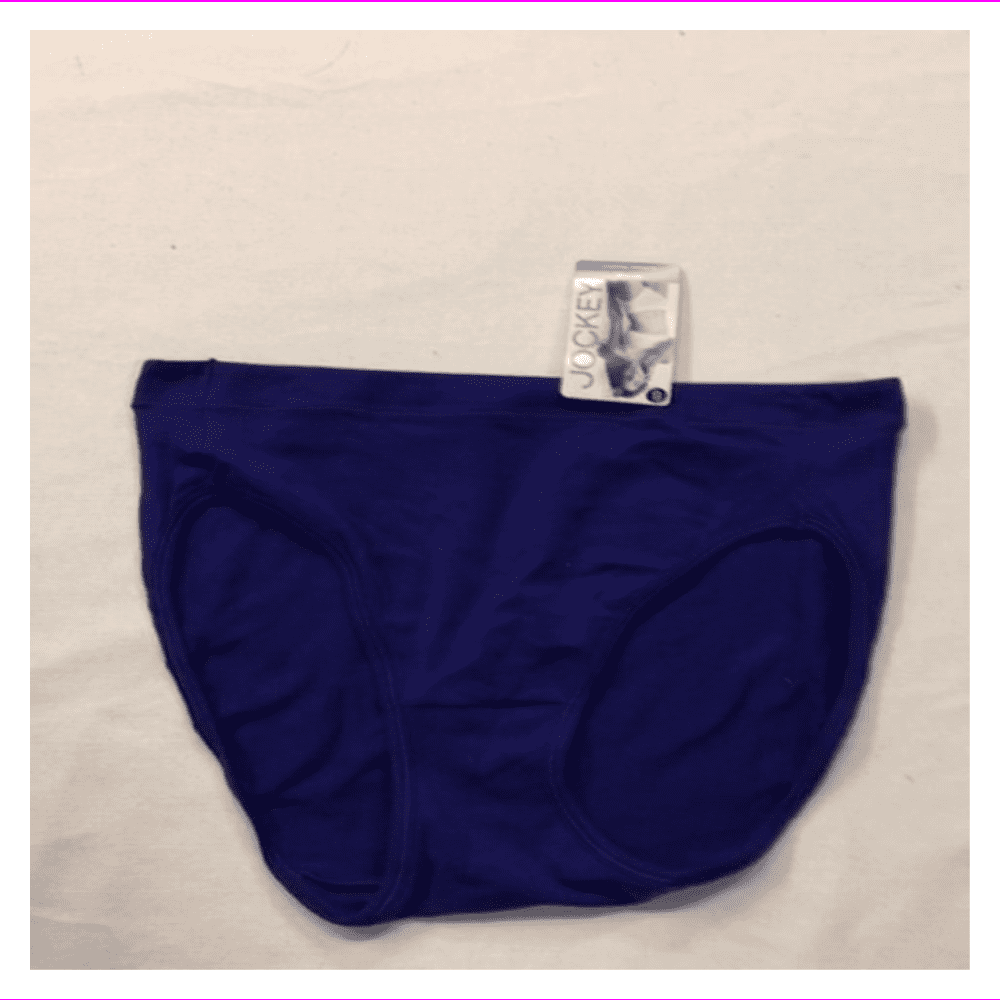 Jockey Jockey Women's Seamfree HiCut Microfiber Stretch Underwear 6/Blue