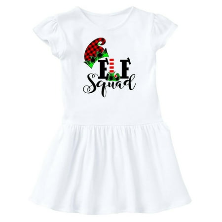 

Inktastic Cute Elf Squad Gift Baby Girl Dress