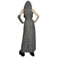 thumbnail image 3 of Wdgfv Costumes for Morticia Long Black Gothic Bat Sleeve Dress Halloween Cosplay Costumes for Women, 3 of 9
