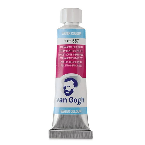 Van Gogh Watercolor Paint, 10 ml, Permanent Red Violet 567