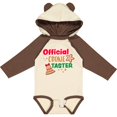 thumbnail image 3 of Inktastic Christmas Official Cookie Taster with Bell and Star Cookie Boys or Girls Long Sleeve Baby Bodysuit, 3 of 5