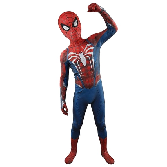2026 New Halloween Spider Cosplay Costume,Spiderhero Halloween Costume,Red Bodysuit Costume for , One-Piece Jumpsuit for Stage Performance and Role Play,160 #HA035
