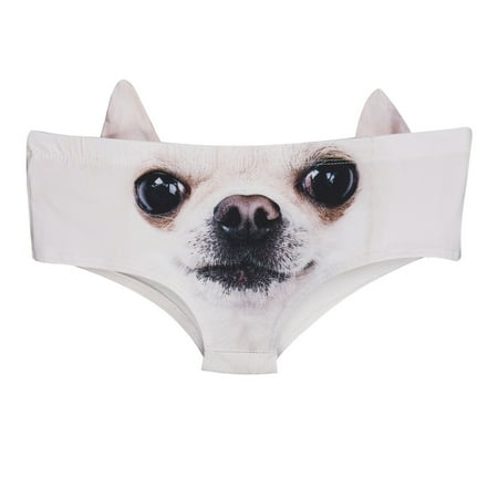 

Aueoeo Womens Underwear Cotton Womens Underwear Seamless Women s Ear Animal Print Seamless Breathable Low Waist Sexy Briefs Clearance