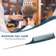 thumbnail image 3 of Peine de peluquero estilista, peines antiestáticos para el cabello, peine de estilo de dientes finos para hombres y mujeres Tmvgtek Cuidado Belleza, 3 of 6