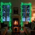 thumbnail image 3 of Luces navideñas JinBest 100 LED verdes, cadena de 35 pies para interiores y exteriores, 3 of 7