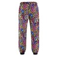 thumbnail image 6 of yboeqw Unisex 80s Retro Shiny Color Block Tracksuit Full Zip Stand Collar Jacket and Cuffed Jogger Pants Vintage Disco Couple Theme Party Costume Outfit, 6 of 9