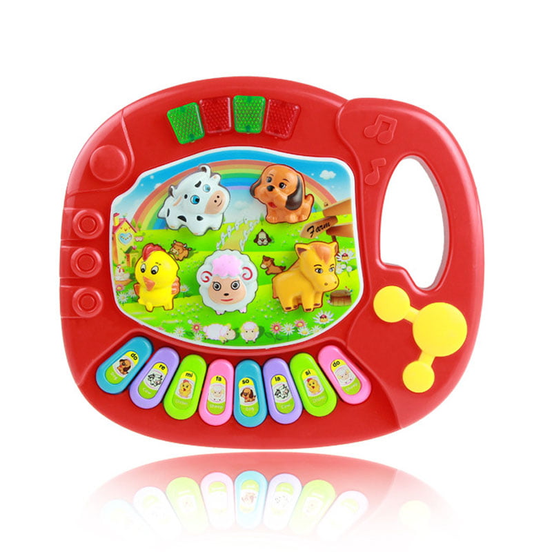 Baby Kids Musical Educational Piano Animal Farm Developmental Music Toys Game US 