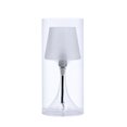 thumbnail image 1 of ORE International KT-195 13" In Industrial Hurricane Glass Table Lamp, 1 of 2