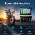 thumbnail image 2 of GPS para motocicleta fuyuadas de 7" con Apple CarPlay inalámbrico IP69K, 2 of 8