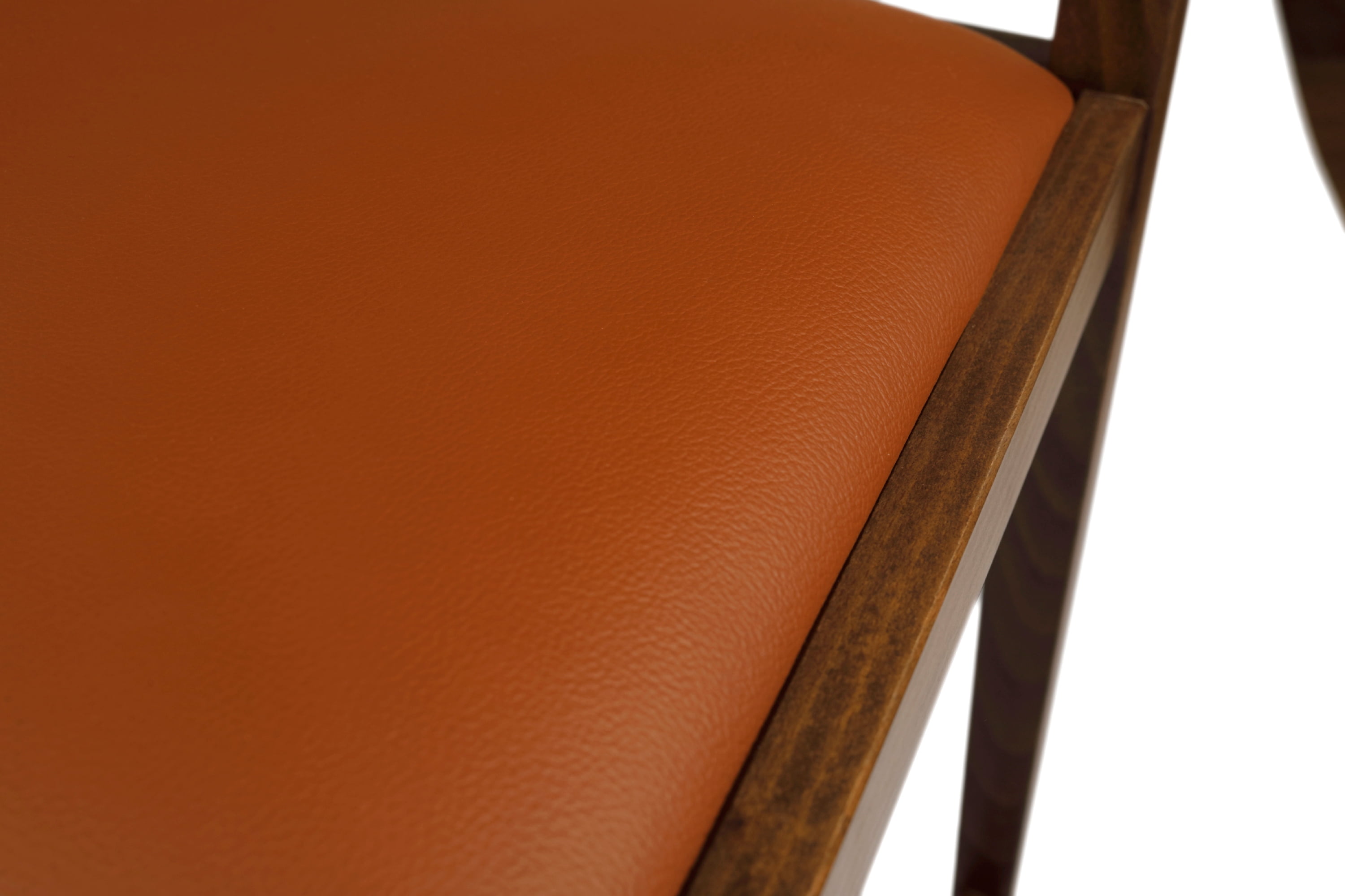 Linon Marshall Indoor Dining Chair, Brown Leather