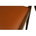thumbnail image 2 of Linon Marshall Indoor Dining Chair, Brown Leather, 2 of 14