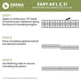 thumbnail image 4 of Ekena Millwork 46 5/8"W x 8"H x 1/4"T Hadley Fretwork Moulding, Hickory, 4 of 13