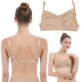 thumbnail image 1 of Sujetador profesional Bra iMucci, beige, con espalda transparente, para danza de ballet, 1 of 5