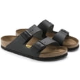 thumbnail image 3 of Birkenstock BIRK-0051191 Arizona Leather Sandals, Black, 45, 3 of 6