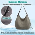 thumbnail image 4 of Los bolsos de lona simples son elegantes y versátiles, 4 of 5