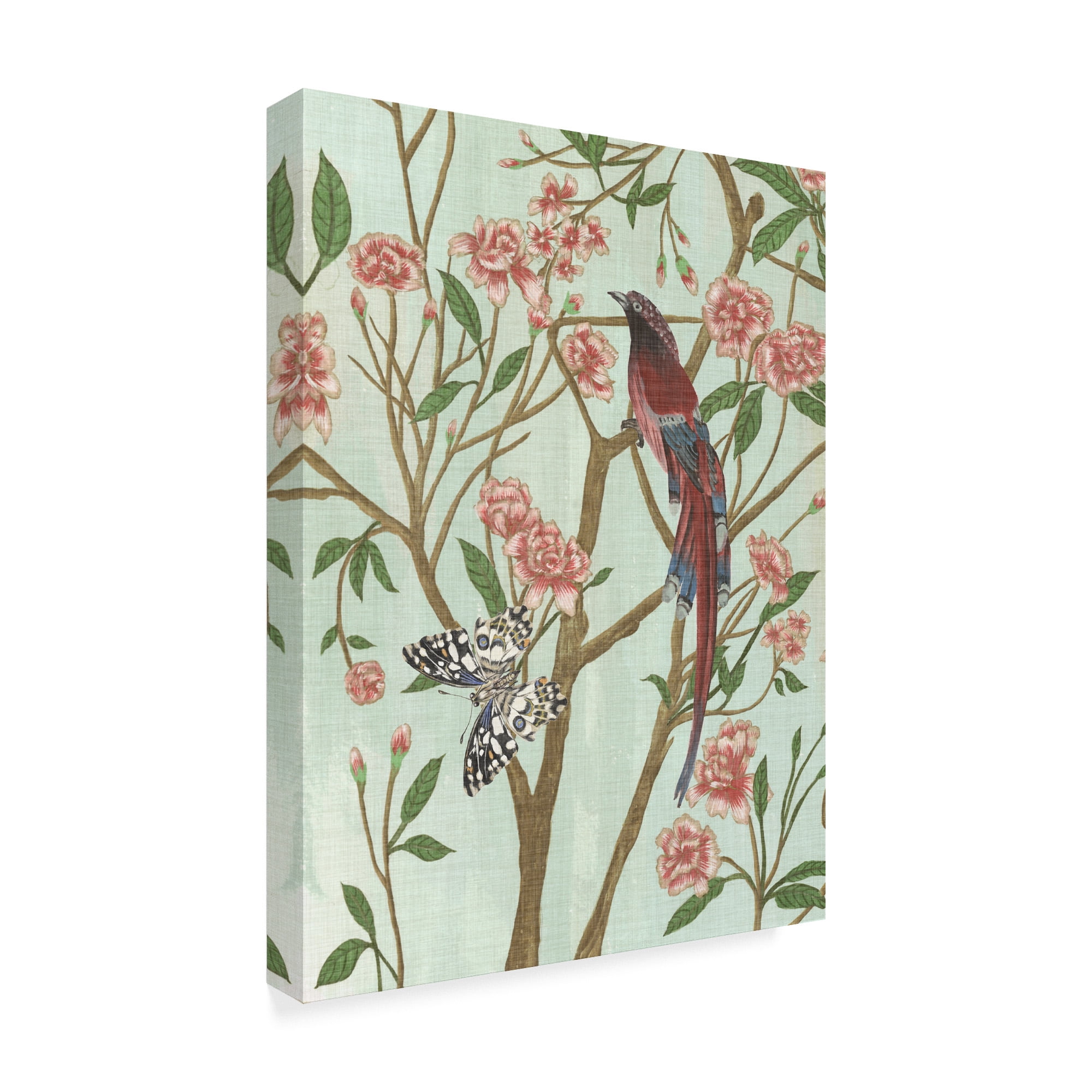 Trademark Fine Art 'Delicate Chinoiserie III' Canvas Art by Melissa Wang