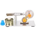 thumbnail image 1 of Motor Stirling de potencia caliente, generador de un solo cilindro para juguete de experimentos científicos, 1 of 14