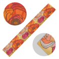 thumbnail image 5 of Yayeee Table Runner 90 inches Long Home Kitchen Dinning Party Decoration, Orange Abstract Floral, 5 of 7