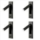 thumbnail image 1 of 4X Luces de Lectura, Luz de Pared para Cabecera, Luz de Lectura, Interruptor Empotrado, Lámparas de Pared para Sala de Estar, Dormitorio, Negro, 1 of 4