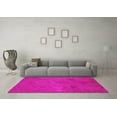 thumbnail image 3 of Ahgly Company Machine Washable Indoor Rectangle Oriental Pink Industrial Area Rugs, 4' x 6', 3 of 4
