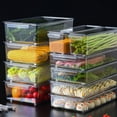 thumbnail image 1 of ADDHAT 1Ud Caja De Almacenamiento Transparente Con Fuerte Para Verduras Y Frío, 1 of 8
