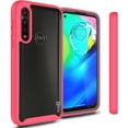 thumbnail image 1 of CoverON Motorola Moto G Power Case and Screen Protector Tempered Glass, Military Grade Full Body Rugged Slim Fit Clear Phone Cover, Pink, 1 of 10
